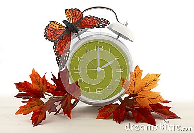 Daylight Saving Time Ends concept Stock Photo