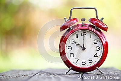 Daylight savings time, autumn concept Stock Photo