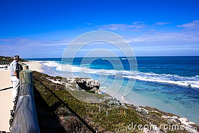Daylight scenery in North Beach in Perth, Western Australia Editorial Stock Photo