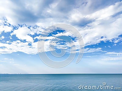 Daytime view of Beach in Hua Hin beach. Stock Photo