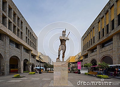 Daytime view of a sculpture Editorial Stock Photo