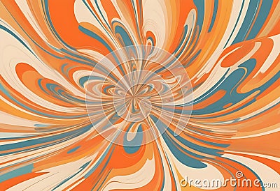 Dazzling, amorphous 3D structures in a prismatic color scheme Stock Photo