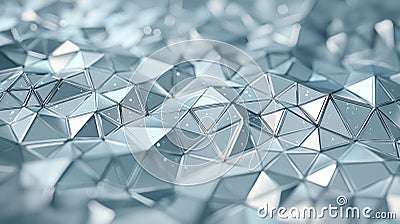 A Dazzling Array of Shiny Silver Diamonds Creating Captivating Patterns in Artistic Design Stock Photo