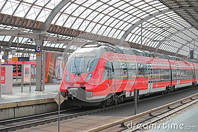 DB Deutsche Bahn train Germany Editorial Stock Photo