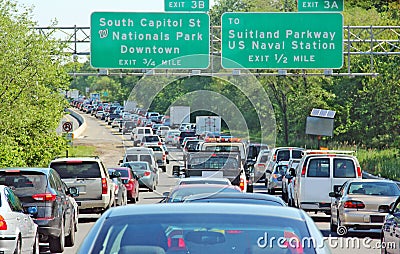 DC Traffic Stock Photo