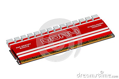 DDR4 memory module Stock Photo