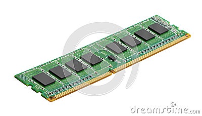 DDR RAM memory module Stock Photo