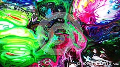 De abstracte Kleurrijke Vloeistof van de Verfinkt explodeert de Ontploffingsbeweging van Verspreidingspshychedelic stock footage De abstracte Kleurrijke Vloeistof van de Verfinkt explodeert de Ontploffingsbeweging van Verspreidingspshychedelic stock footage