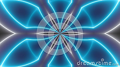 De achtergrond van discocaleidoscopen met gloeiende neon kleurrijke lijnen en geometrische vormen stock video De achtergrond van discocaleidoscopen met gloeiende neon kleurrijke lijnen en geometrische vormen stock video