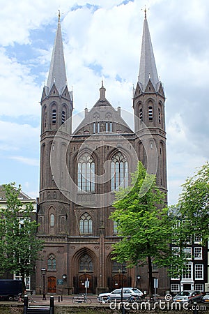 De Krijtberg, St. Francis Xavier Church, Amsterdam Stock Photo
