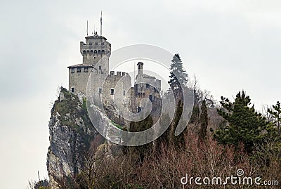De La Fratta or Cesta tower, San Marino Stock Photo
