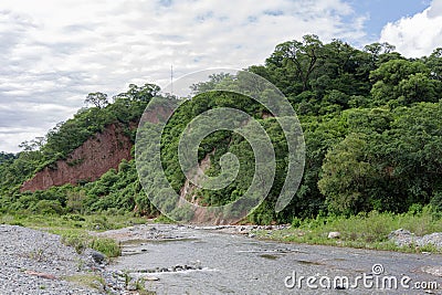 De las Conchas River in Metan province of Salta Argentina Stock Photo