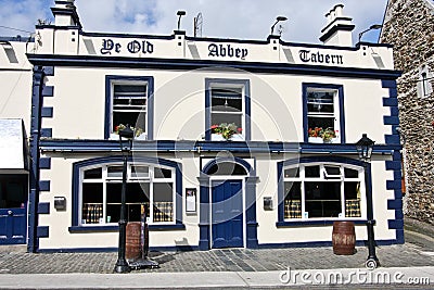 De Old Abbey Tavern, Howth, Ireland Editorial Stock Photo