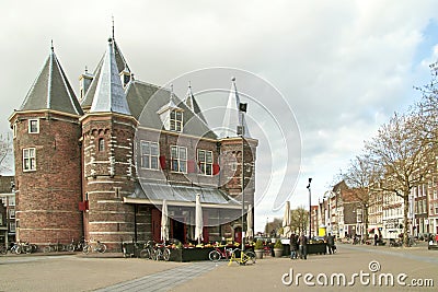 'De Waag' in Amsterdam the Netherlands Editorial Stock Photo