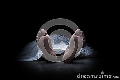 Dead body Stock Photo