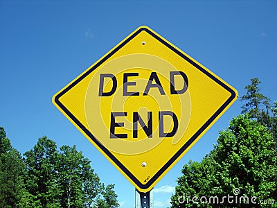 Dead End Stock Photo