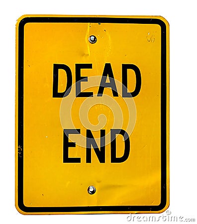 Dead end Stock Photo