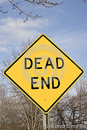 Dead End Stock Photo