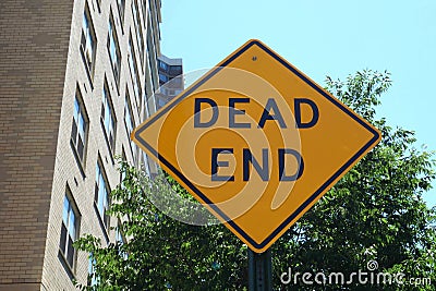 Dead End Stock Photo