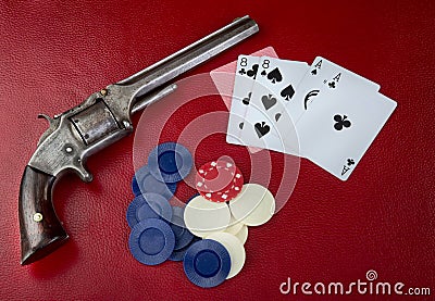 Dead Mans Hand. Stock Photo