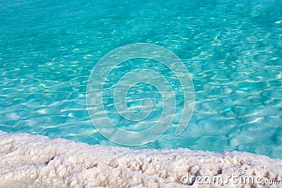 Dead sea background Stock Photo