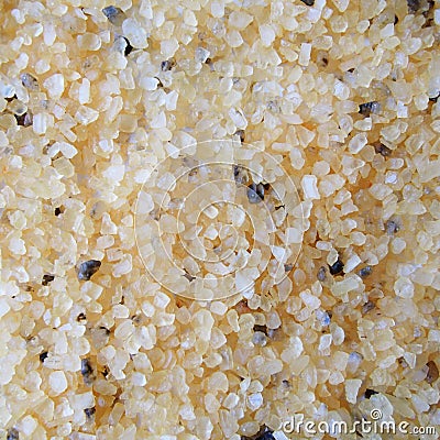 Dead Sea bath salts crystals Stock Photo