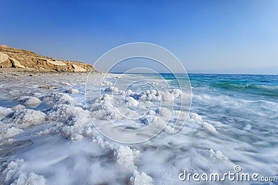 Dead Sea, Ein Bokek, Israel Stock Photo