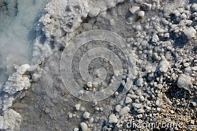 Dead Sea Salt Stock Photo