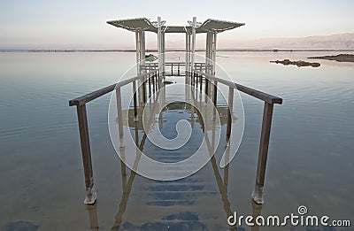 Dead Sea Tranquility Stock Photo