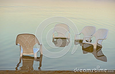 Dead Sea Tranquility Stock Photo