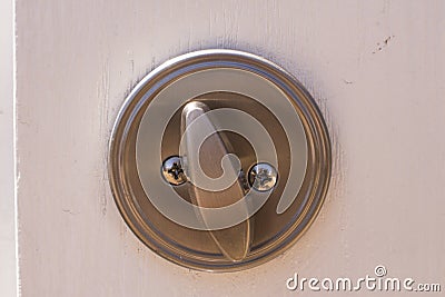 Deadbolt Stock Photo