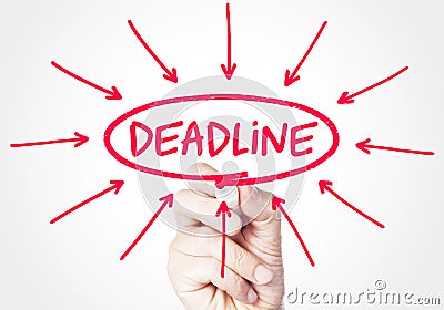 Deadline Stock Photo