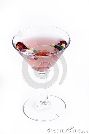 Deadly cocktail Stock Photo