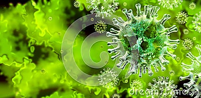 Deadly Virus Disease Stock Photo