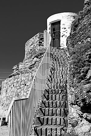 Dead Mans Hut Portreath Cornwall Stock Photo