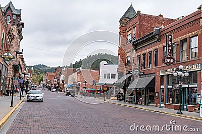 Deadwood, South Dakota Editorial Stock Photo