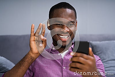 Deaf African Man With Disabilities Stock Photo