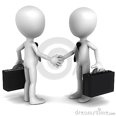 Deal agreement Stock Photo