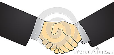 Deal Handshake Vector Illustration