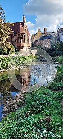 Dean Village View Stock Photo