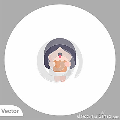 Death vector icon sign symbol Vector Illustration