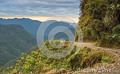 Death Road Stock Photo