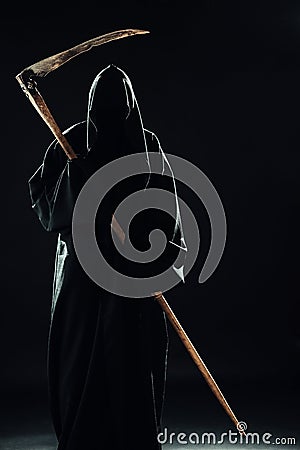 Death with scythe Stock Photo