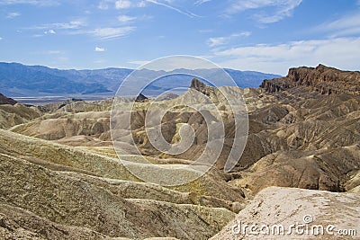 Death Valley in California Stock Photo