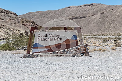 Death Valley National Park, USA Editorial Stock Photo