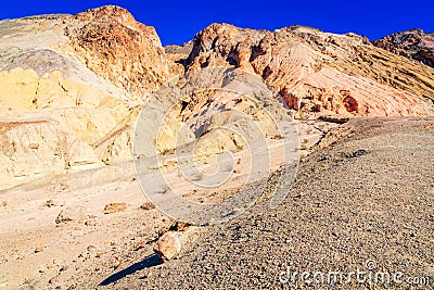 Death Valley terrain Stock Photo