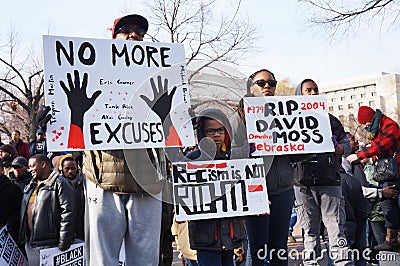 Deaths of Black People Editorial Stock Photo