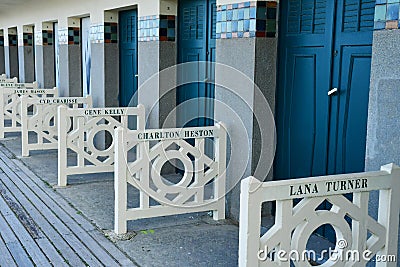 Deauville, France - september 27 2019 : Les Planches near the beach Editorial Stock Photo