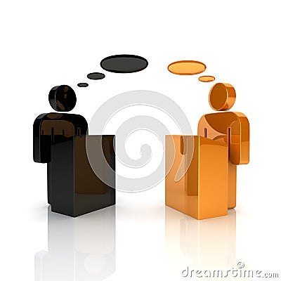 Debate concept Stock Photo