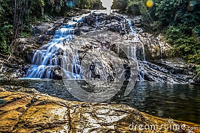 Debengeni waterfall in Magoebaskloof near Tzaneen Limpopo South Africa Stock Photo